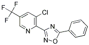 3-CHLORO-2-(5-PHENYL-1,2,4-OXADIAZOL-3-YL)-5-(TRIFLUOROMETHYL)PYRIDINE Struktur