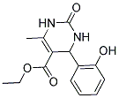 ETHYL 4-(2-HYDROXYPHENYL)-6-METHYL-2-OXO-1,2,3,4-TETRAHYDROPYRIMIDINE-5-CARBOXYLATE Struktur