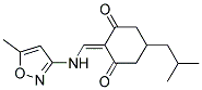 2-(((5-METHYLISOXAZOL-3-YL)AMINO)METHYLENE)-5-(2-METHYLPROPYL)CYCLOHEXANE-1,3-DIONE Struktur