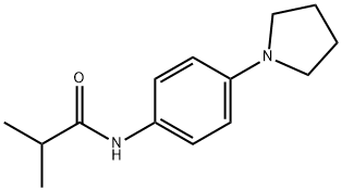 2-METHYL-N-[4-(1-PYRROLIDINYL)PHENYL]PROPANAMIDE Struktur