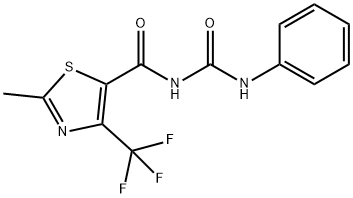 N-([2-METHYL-4-(TRIFLUOROMETHYL)-1,3-THIAZOL-5-YL]CARBONYL)-N'-PHENYLUREA Struktur