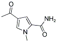 4-ACETYL-1-METHYL-1H-PYRROLE-2-CARBOXAMIDE Struktur