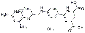 4-AMINOFOLIC ACID HYDRATE Struktur