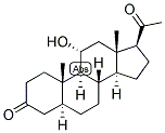 5-ALPHA-PREGNAN-11-ALPHA-OL-3,20-DIONE Struktur