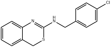 N-(4-CHLOROBENZYL)-4H-3,1-BENZOTHIAZIN-2-AMINE Struktur