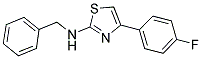 BENZYL-[4-(4-FLUORO-PHENYL)-THIAZOL-2-YL]-AMINE Struktur