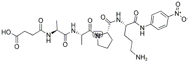 SUC-ALA-ALA-PRO-ORN-PNA Struktur