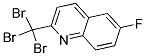 6-FLUORO-2-(TRIBROMOMETHYL)QUINOLINE Struktur