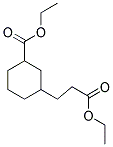 ETHYL 3-(3-ETHOXY-3-OXOPROPYL)CYCLOHEXANE-1-CARBOXYLATE Struktur