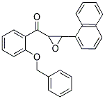 [2-(BENZYLOXY)PHENYL][3-(1-NAPHTHYL)OXIRAN-2-YL]METHANONE Struktur