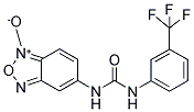 5-(([3-(TRIFLUOROMETHYL)ANILINO]CARBONYL)AMINO)-2,1,3-BENZOXADIAZOL-1-IUM-1-OLATE Struktur