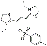 3-ETHYL-4,5-DIHYDRO-2-(3-(3-ETHYL-4,5-DIHYDRO-2(3H)-THIAZOLIDENE)-1- PROPENYL)-THIAZOLIUM 4-TOLUENESULFONATE Struktur