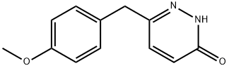 6-(4-METHOXYBENZYL)-3-PYRIDAZINOL Struktur