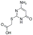 (4-AMINO-6-OXO-1,6-DIHYDRO-PYRIMIDIN-2-YLSULFANYL)-ACETIC ACID Struktur