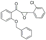 [2-(BENZYLOXY)PHENYL][3-(2-CHLOROPHENYL)OXIRAN-2-YL]METHANONE Struktur