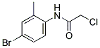 N-(4-BROMO-2-METHYLPHENYL)-2-CHLOROACETAMIDE Struktur