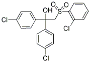 1,1-BIS(4-CHLOROPHENYL)-2-[(2-CHLOROPHENYL)SULFONYL]-1-ETHANOL Struktur