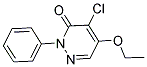 4-CHLORO-5-ETHOXY-2-PHENYL-3(2H)-PYRIDAZINONE Struktur