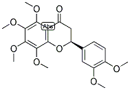 3',4',5,6,7,8-HEXAMETHOXYFLAVANONE Struktur