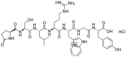 PYR-SER-LEU-ARG-TRP-GLY-TYR-OH HCL Struktur