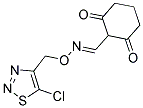 2,6-DIOXOCYCLOHEXANECARBALDEHYDE O-[(5-CHLORO-1,2,3-THIADIAZOL-4-YL)METHYL]OXIME Struktur