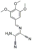 2-AMINO-1-(1-AZA-2-(3,4,5-TRIMETHOXYPHENYL)VINYL)ETHENE-1,2-DICARBONITRILE Struktur