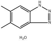 5,6-DIMETHYL-1H-BENZOTRIAZOLE HYDRATE Struktur