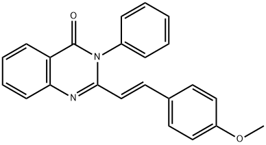 2-(4-METHOXYSTYRYL)-3-PHENYL-4(3H)-QUINAZOLINONE Struktur