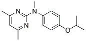 N-(4-ISOPROPOXYPHENYL)-N-METHYL-4,6-DIMETHYL-2-PYRIMIDINAMINE Struktur