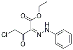 ETHYL 4-CHLORO-3-OXO-2-(2-PHENYLHYDRAZONO)BUTANOATE Struktur