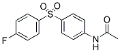 N-(4-[(4-FLUOROPHENYL)SULFONYL]PHENYL)ACETAMIDE Struktur