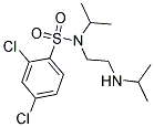 ((2,4-DICHLOROPHENYL)SULFONYL)(ISOPROPYL)(2-((ISOPROPYL)AMINO)ETHYL)AMINE Struktur