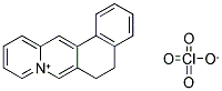 5H,6H-BENZO[F]PYRIDO[1,2-B]ISOQUINOLINIUM PERCHLORATE Struktur