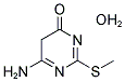 6-AMINO-4-KETO-2-METHYLMERCAPTOPYRIMIDINE Struktur