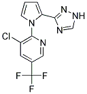 3-CHLORO-2-[2-(1H-1,2,4-TRIAZOL-3-YL)-1H-PYRROL-1-YL]-5-(TRIFLUOROMETHYL)PYRIDINE Struktur