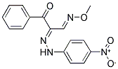 2-[2-(4-NITROPHENYL)HYDRAZONO]-3-OXO-3-PHENYLPROPANAL O-METHYLOXIME Struktur