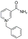 3-(AMINOCARBONYL)-1-BENZYLPYRIDINIUM Struktur