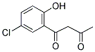 1-(5-CHLORO-2-HYDROXYPHENYL)-1,3-BUTANEDIONE Struktur