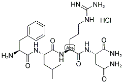 H-PHE-LEU-ARG-ASN-NH2 HCL Struktur