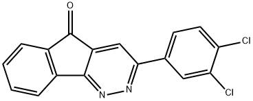 3-(3,4-DICHLOROPHENYL)-5H-INDENO[1,2-C]PYRIDAZIN-5-ONE Struktur