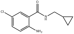 N1-CYCLOPROPYLMETHYL-2-AMINO-5-CHLOROBENZAMIDE Struktur