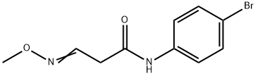 N-(4-BROMOPHENYL)-3-(METHOXYIMINO)PROPANAMIDE Struktur