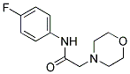 N-(4-FLUOROPHENYL)-2-MORPHOLINOACETAMIDE Struktur