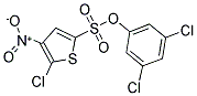 3,5-DICHLOROPHENYL 5-CHLORO-4-NITROTHIOPHENE-2-SULFONATE Struktur