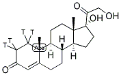 11-DEOXYCORTISOL, [1,2-3H] Struktur