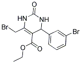 ETHYL 6-(BROMOMETHYL)-4-(3-BROMOPHENYL)-2-OXO-1,2,3,4-TETRAHYDROPYRIMIDINE-5-CARBOXYLATE Struktur