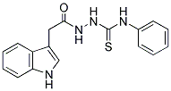 1-(2-INDOL-3-YLACETYL)-4-PHENYLTHIOSEMICARBAZIDE Struktur