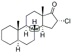 5ALPHA-ANDROSTAN-16ALPHA-CHLORO-17-ONE Struktur