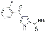 4-(2-FLUORO-BENZOYL)-1H-PYRROLE-2-CARBOXYLIC ACID AMIDE Struktur