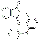 2-((3-PHENOXYPHENYL)METHYLENE)INDANE-1,3-DIONE Struktur